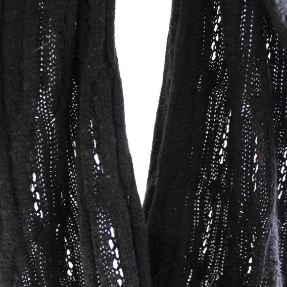 Black Knit Infinity Scarf **3 for $20** - Picture 3 of 4